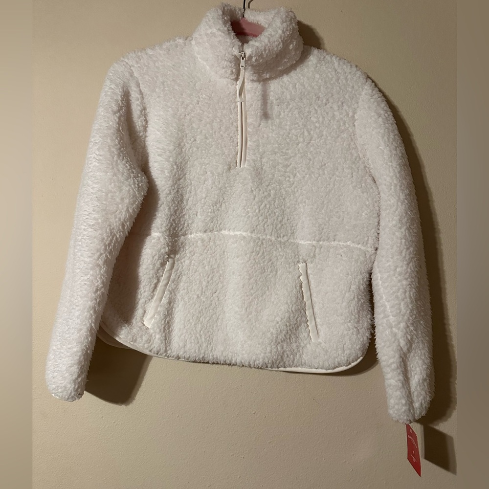 🤍🎯COZY FLEECE HALF-ZIP PULLOVER🤍